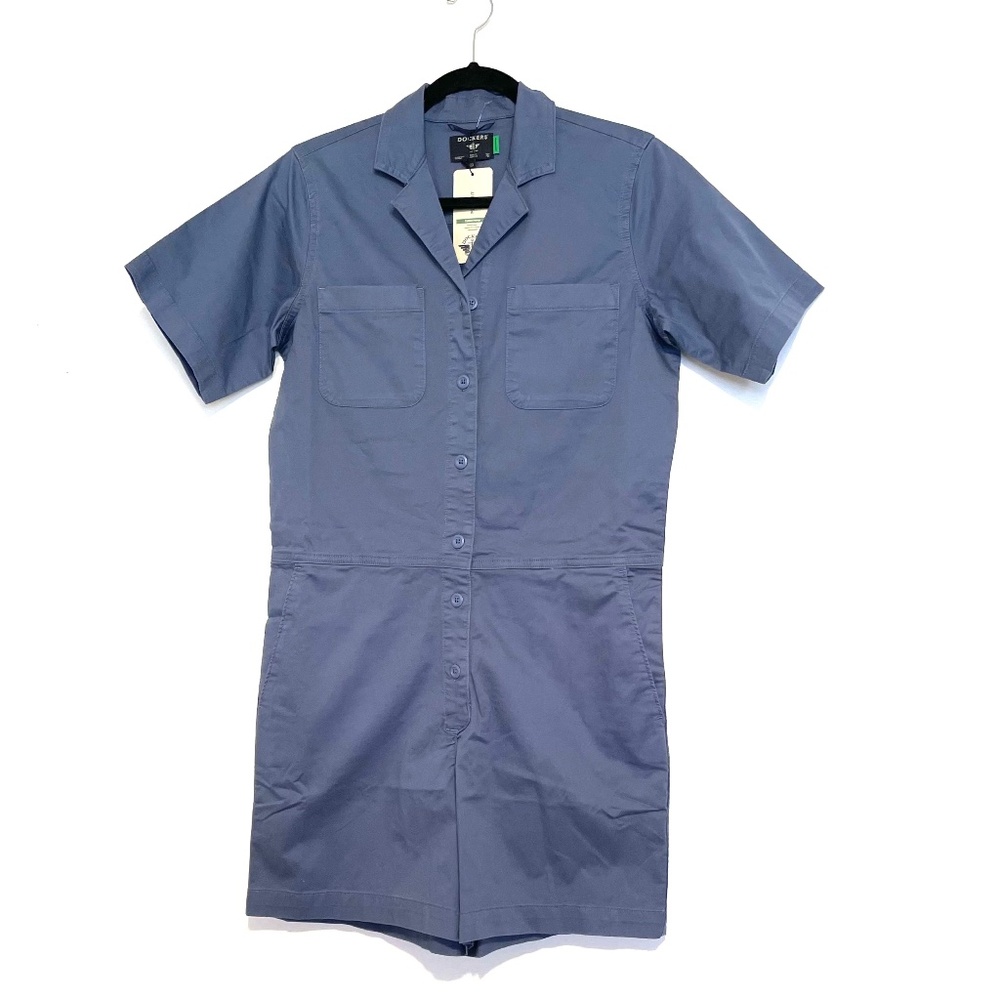 Cotton Blend Dockers Playsuit Romper